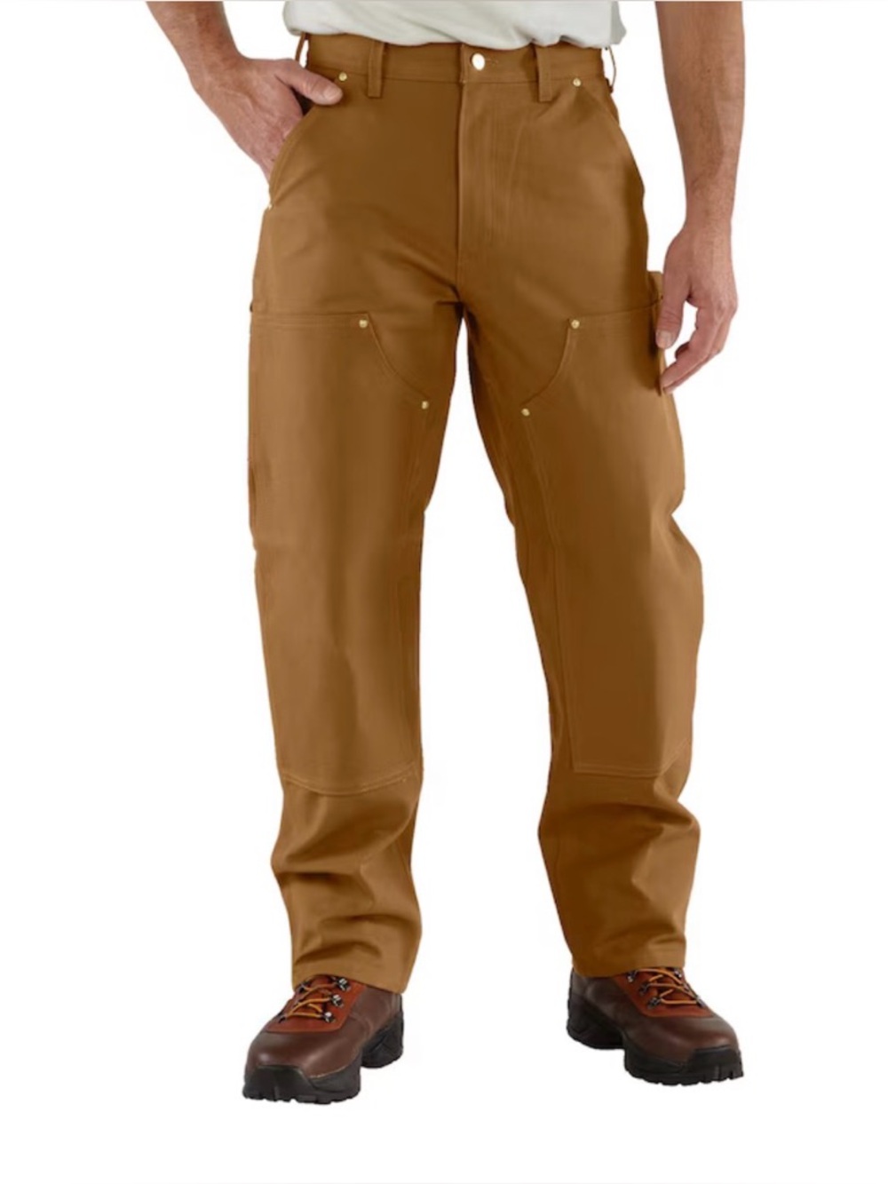 Carhartt Men's B01 Loose Straight Firm Duck Double-Front Dungarees Sz 48x32 NWT